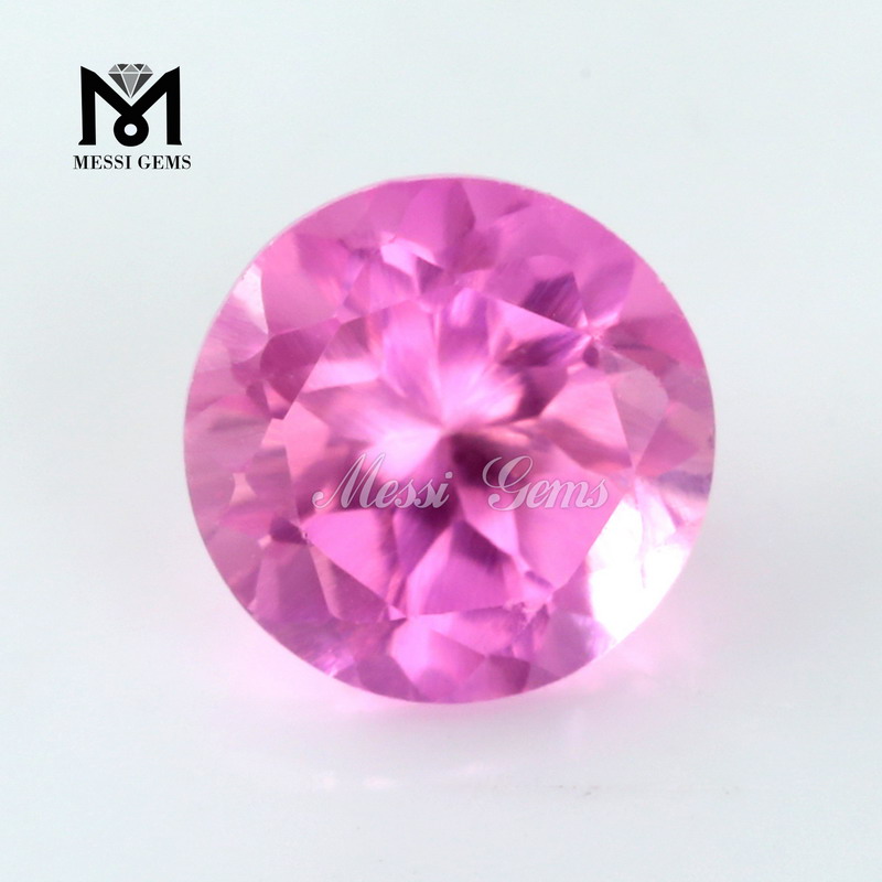 Tutus 8MM Color Curundum Synthetic Ruby For Ring
