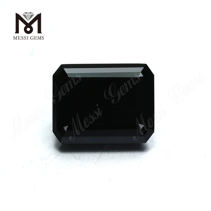 Black Moissanite Diamond Factory Price Synthetic solve Gemstone Smaragdus Cut