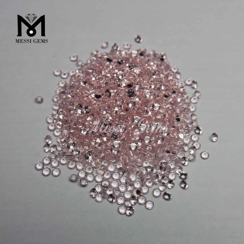 Wuzhou Factory solve circa figura 1.5mm Perspicuus Pink Nano Gemmae Stone