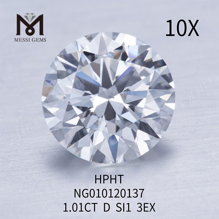 D Solve Gemstone Saccharum Diamond 1.01ct I SI EX Cut