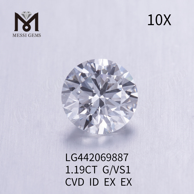 1.19 carat g VS1 SPECIMEN Cut Grade Round lab diamond