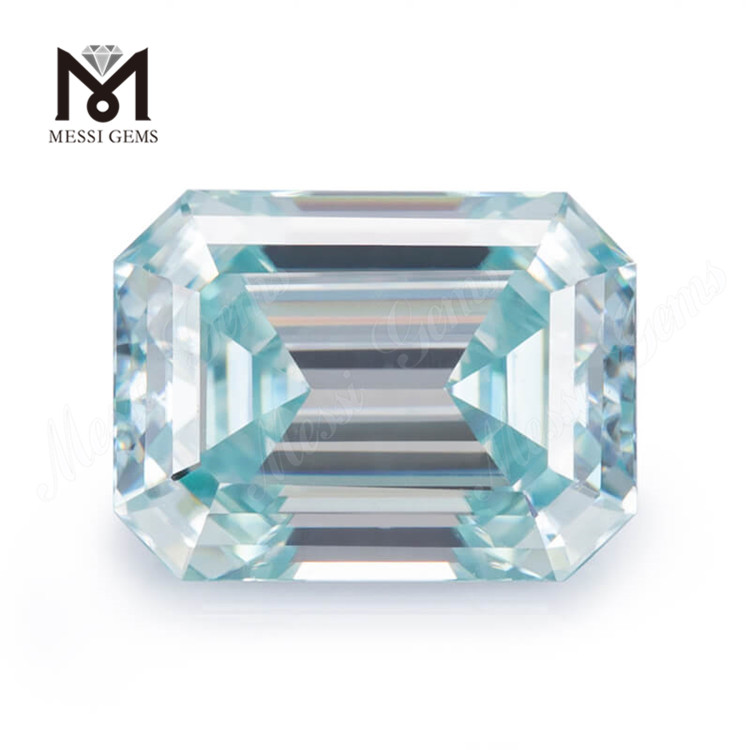 Wholesale Price Jewelry Makeing OCT Smaragdus Cut Synthetic Moissanite Stone