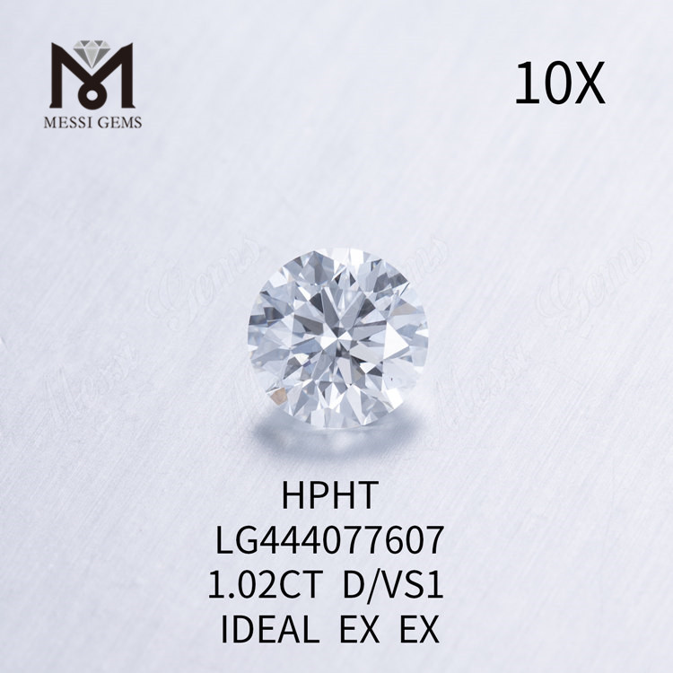1.02 carat D VS1 RUNDUS SPECIMEN Cut Grade lab diamonds