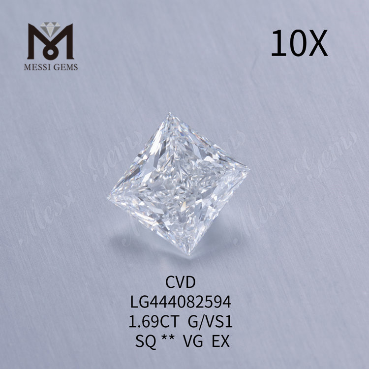 1.69 carat G VS1 SQ VG Poloniae lab diamonds